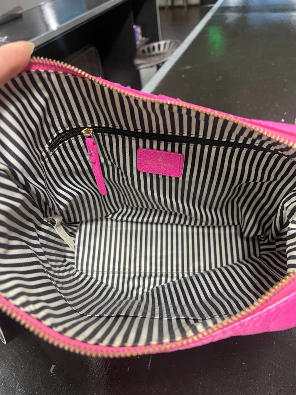 Kate Spade Leroy Street Vivienne Barbiecore Pink Leather Crossbody - Picture 9 of 11